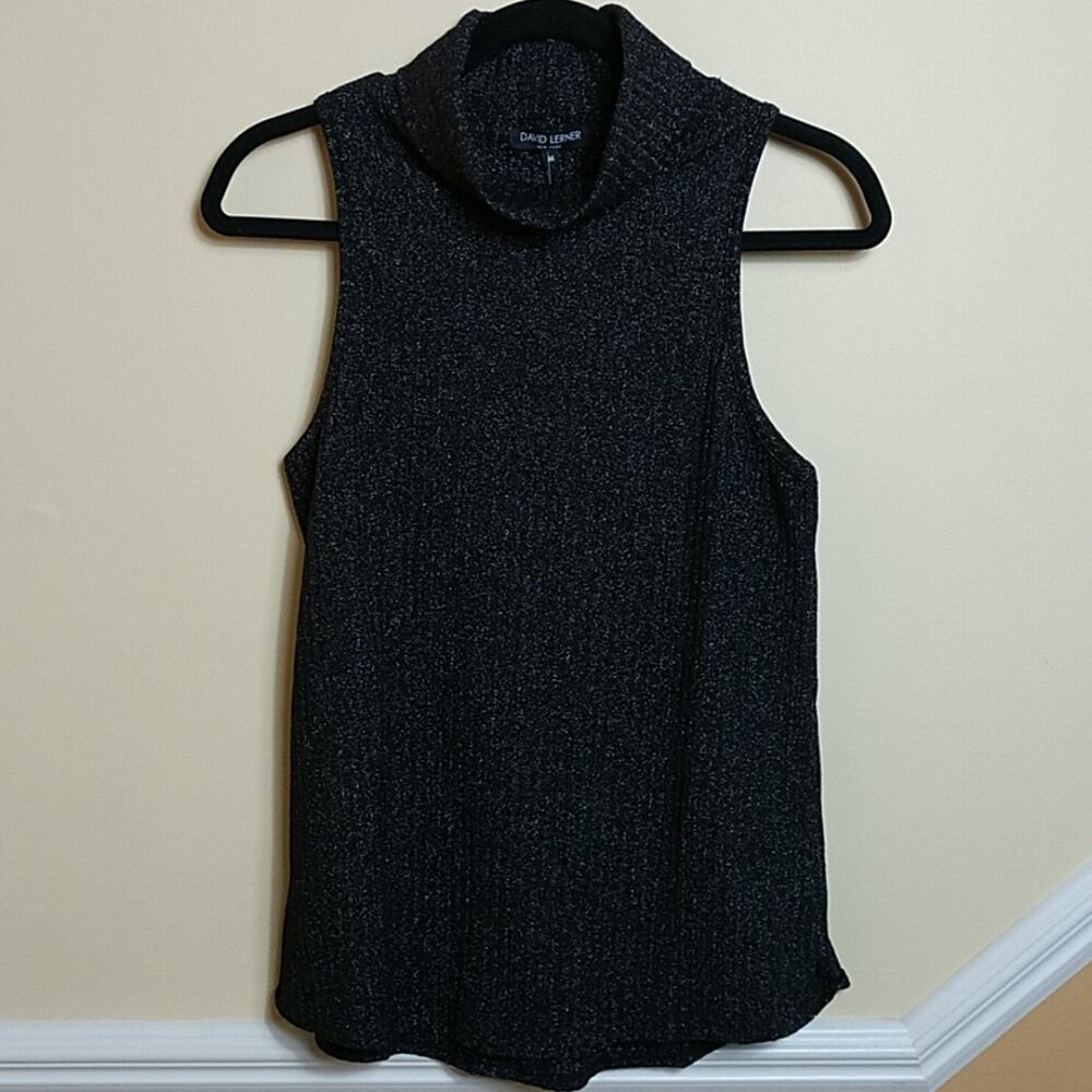 David Lerner NY Sleeveless Turtleneck size Medium